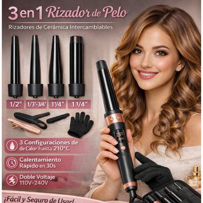 Rizador De Pelo 3 En 1
